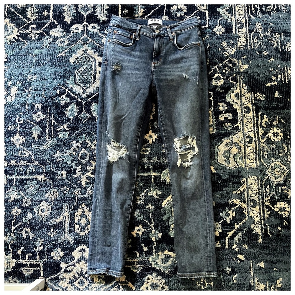 AGOLDE Sophie High Rise Skinny Crop 26 - Picture 6 of 15